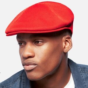 KANGOL Tropic 504 Bold Red Knit Cap Size Medium 0287BC